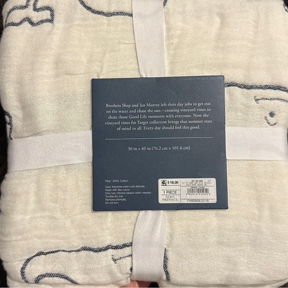 Vineyard Vines baby blanket by Target